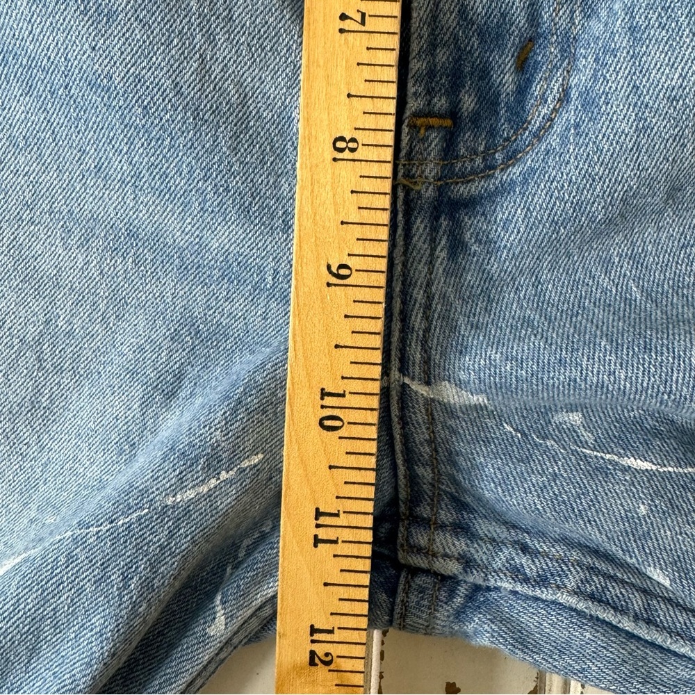 Abercrombie & Fitch Jeans the 70's Flare Ultra High Waist Paint Splatters - Picture 7 of 15